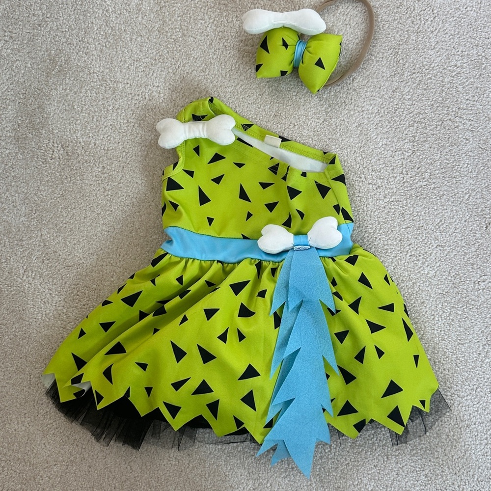 Flintstones Pebbles Kids Caveman Costume